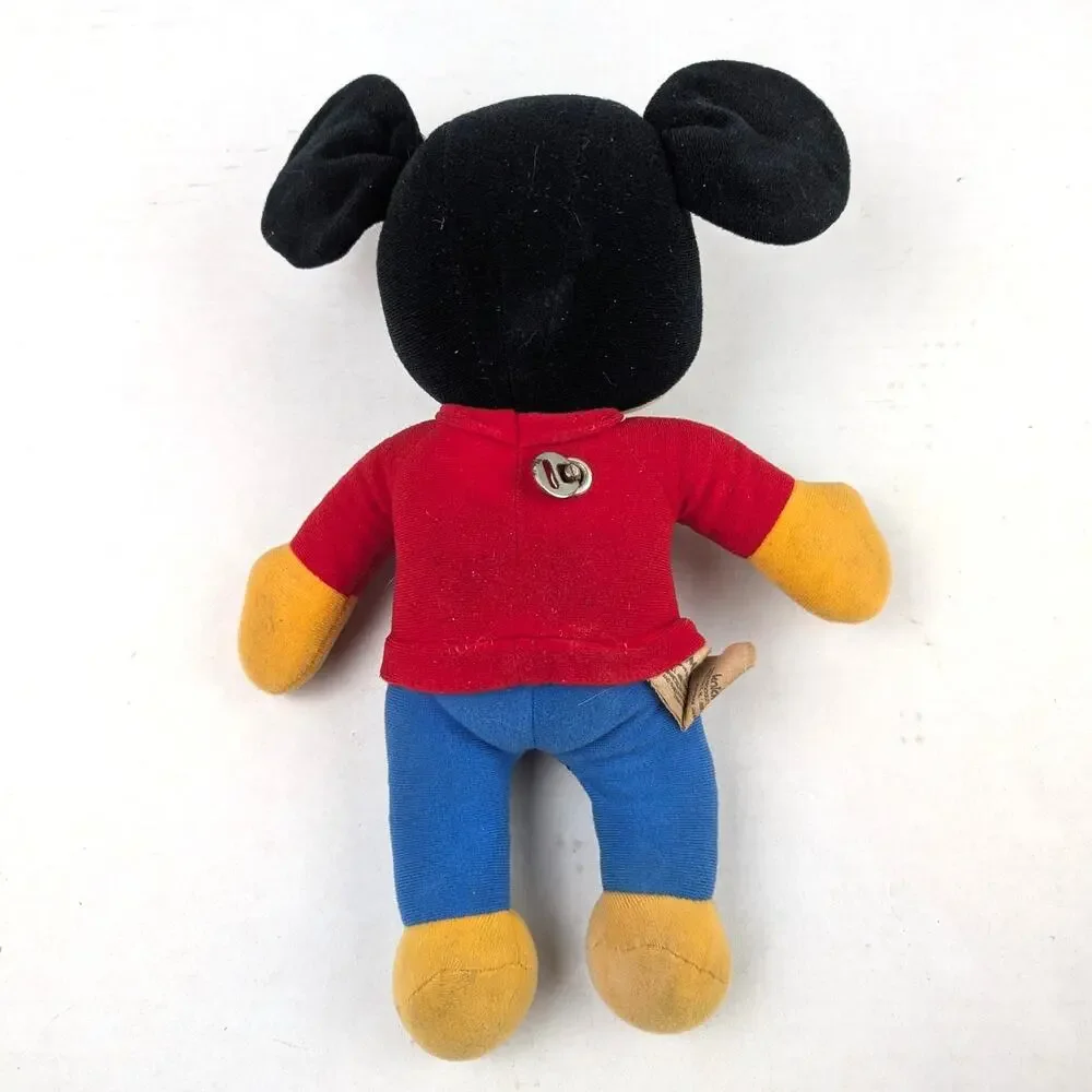 Vintage 1976 Knickerbocker Mickey Mouse Club Musical Plush Wind Up Works